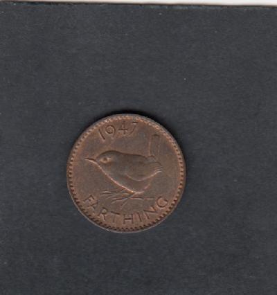 Beschrijving: 1 Farthing  GEORGIUS VI  